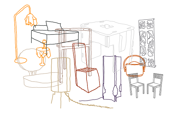 LUCA school of arts shows work from interior design and product design 2025 course