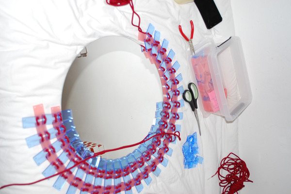 Vanissage - modular textile sculptures from reused materials